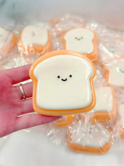 Ultra-Soft Squishy Toast Toy – Stress Relief Fidget Squeeze for Kids & Office