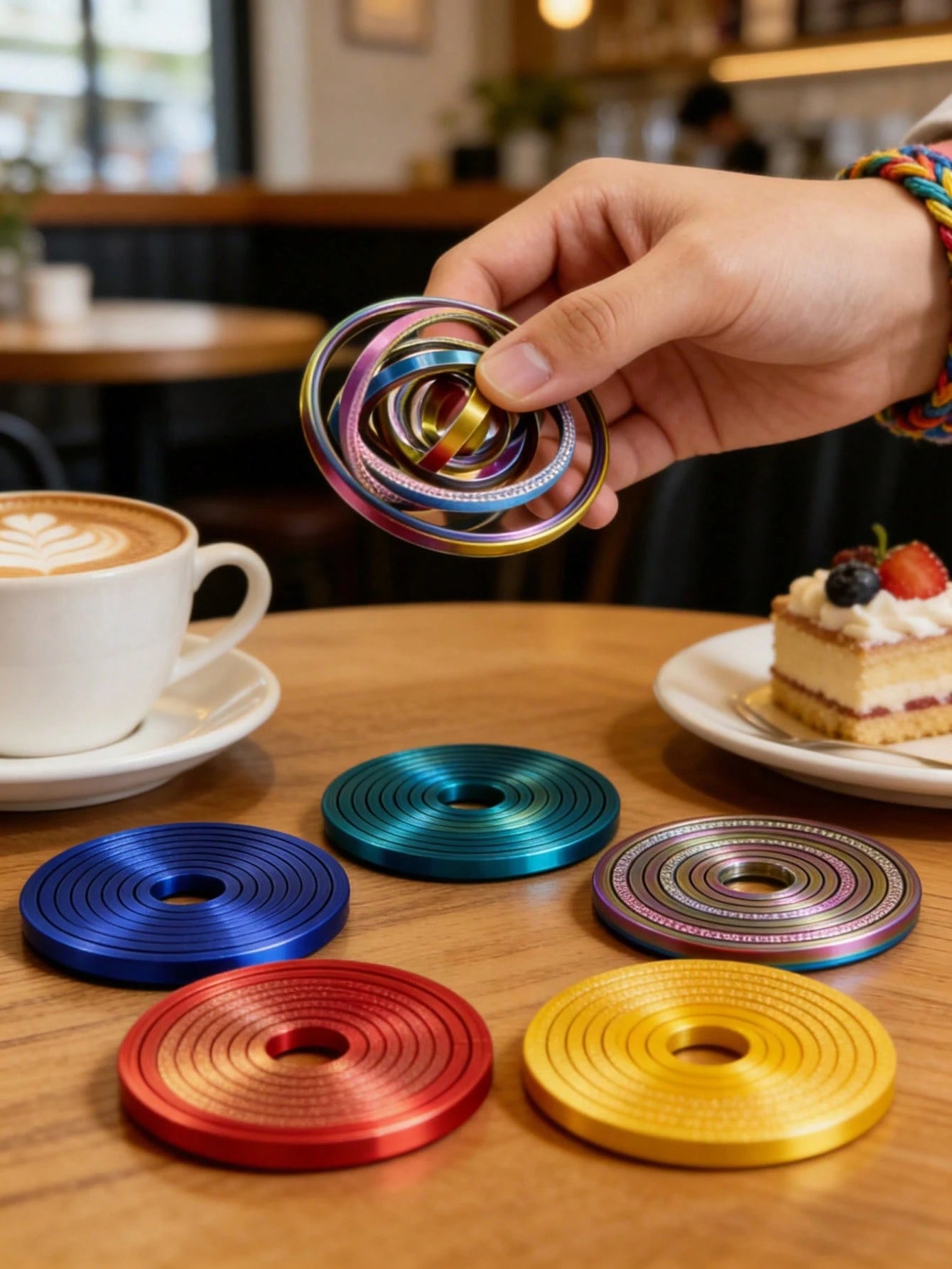 3D Printed Spinning Fidget Ring – Gyroscope Finger Spinner