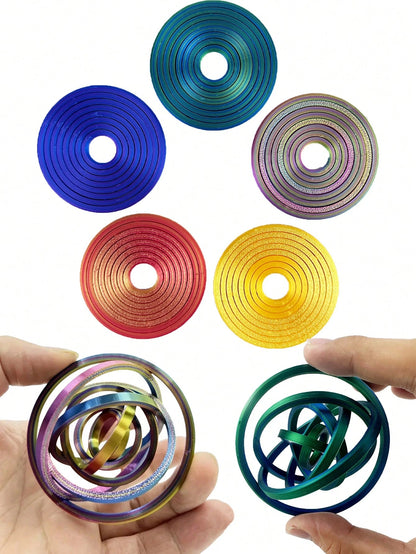 3D Printed Spinning Fidget Ring – Gyroscope Finger Spinner