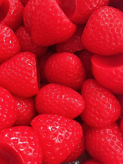 Soft Silicone Strawberry Cream Squeeze Toy – Stress Relief Fidget Ball