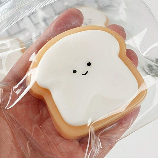 Ultra-Soft Squishy Toast Toy – Stress Relief Fidget Squeeze for Kids & Office