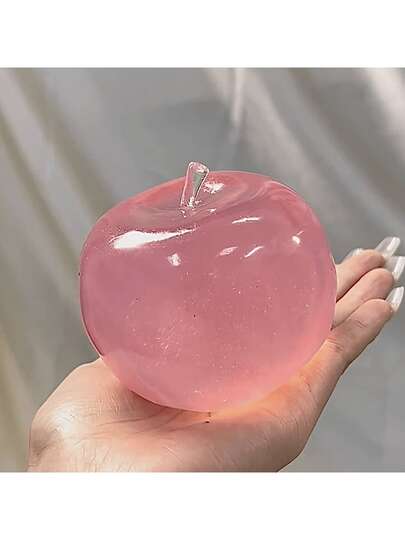 Soft Crystal Apple Squeeze Toy – Stress Relief Fidget Ball