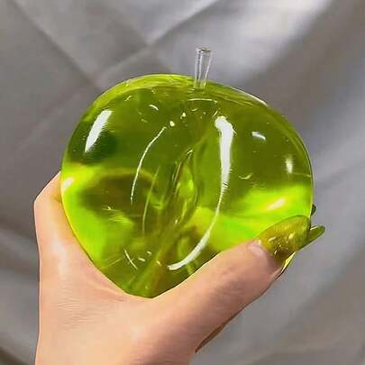 Soft Crystal Apple Squeeze Toy – Stress Relief Fidget Ball
