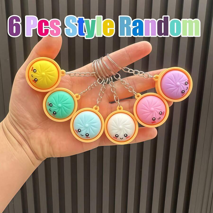 Cute Dumpling Keychain Set – Cartoon Gift Bag Fillers & Party Prizes