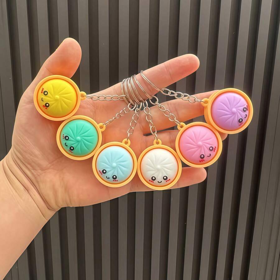 Cute Dumpling Keychain Set – Cartoon Gift Bag Fillers & Party Prizes