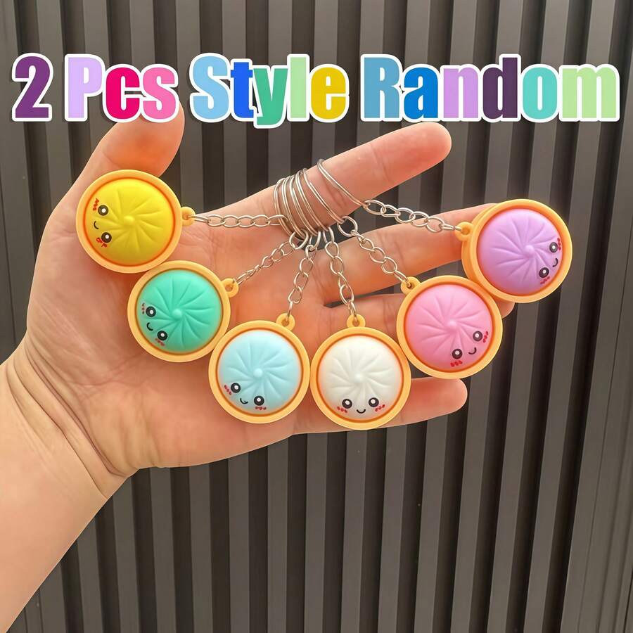 Cute Dumpling Keychain Set – Cartoon Gift Bag Fillers & Party Prizes