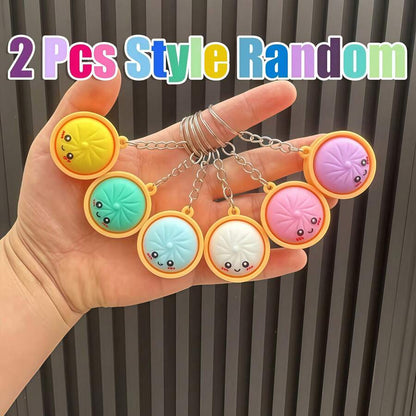 Cute Dumpling Keychain Set – Cartoon Gift Bag Fillers & Party Prizes