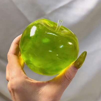 Soft Crystal Apple Squeeze Toy – Stress Relief Fidget Ball